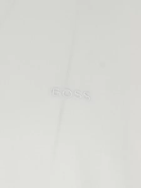Tricou Boss cu broderie alb