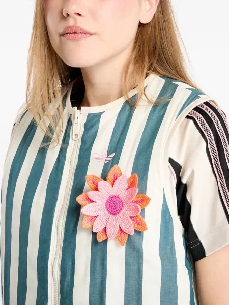 Top sport Adidas cu dungi de catifea cord tenis albastru