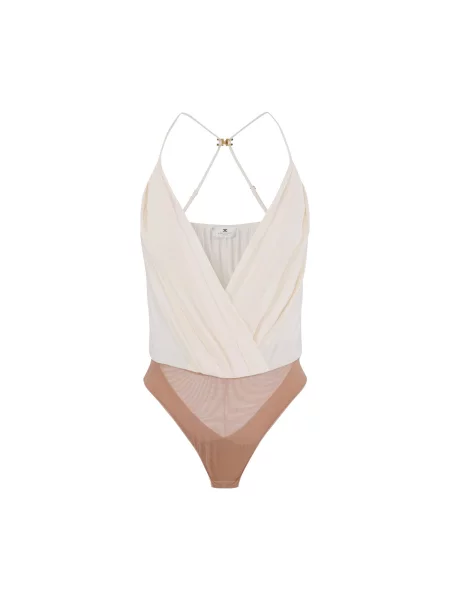 Top Elisabetta Franchi alb
