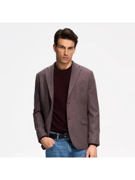 Reserved Blejzr regular fit hnědá