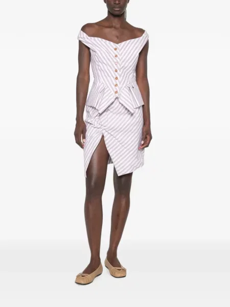 Fusta mini Vivienne Westwood alb