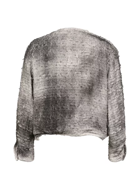 Bouclé geacă Doublet zdrențuiți gri