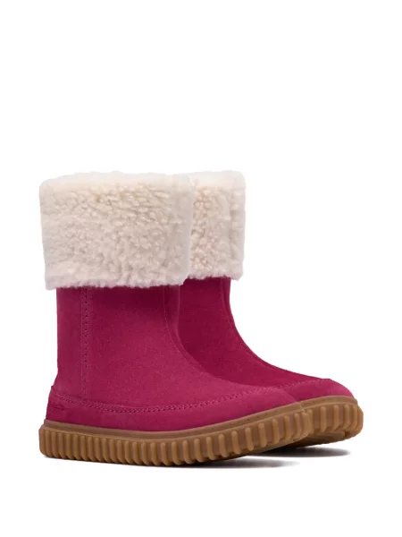 Botki dziecięce Clarks różowe