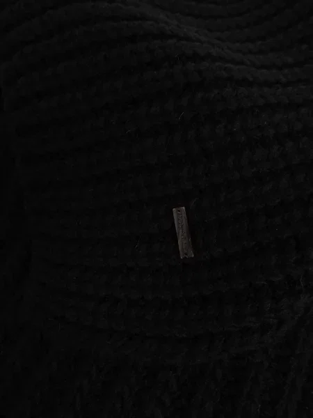 Fular Dsquared2 tricotate cu autograf negru