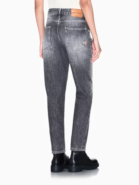 Джинси мом Armani Exchange сірий