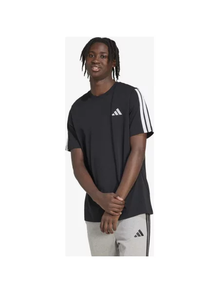 Koszulka adidas 3 bandas krótki rękaw czysty XS czarny