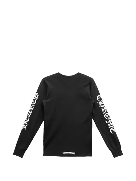 Тениска Chrome Hearts със сърца черно