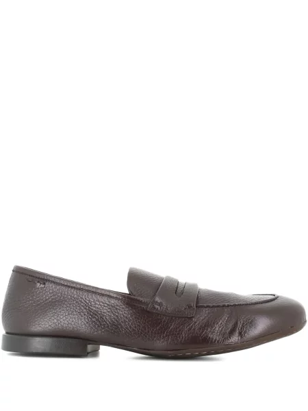 Pantofi loafer Alexander Hotto din piele maro