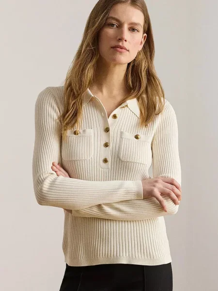LAUREN RALPH LAUREN Pulover Crem bej
