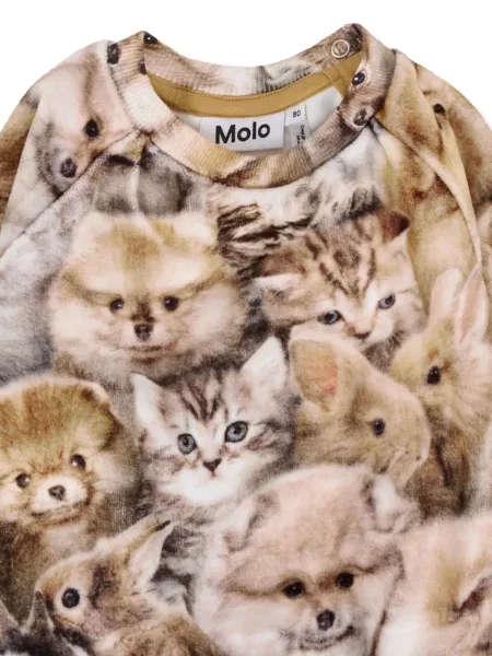 Bluza dziecięca Molo brązowa