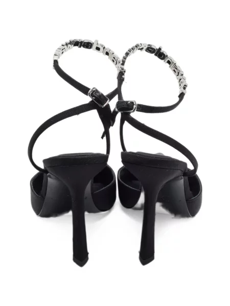 Pantofi cu toc Alexander Wang cu bretele negru