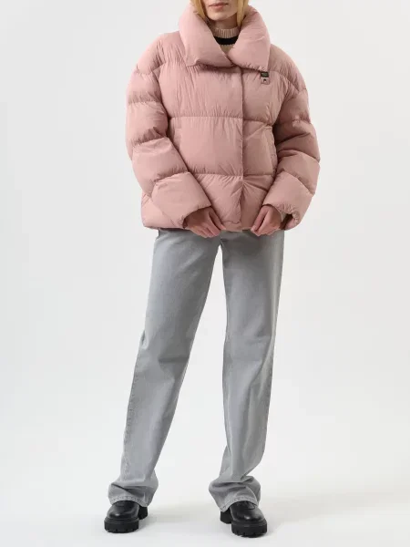Пуховик Blauer рожевий