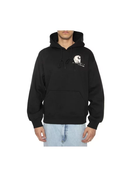 Bluza z kapturem Carhartt Wip z kapturem czarna