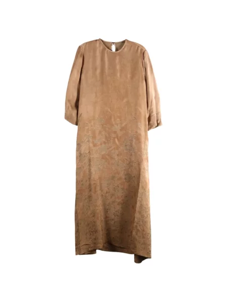Virágos jacquard midi ruha Uma Wang barna