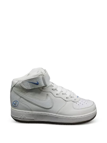 Sneakers Nike Air Force 1 κλασικό υφαίνω διαγωνίως μπλε