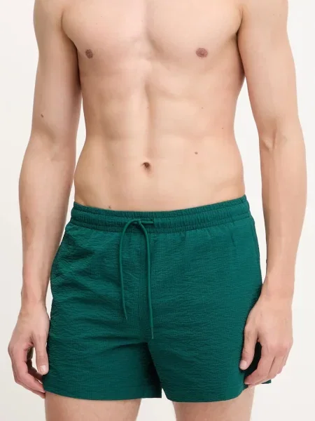 Abercrombie & Fitch szorty kąpielowe zielony