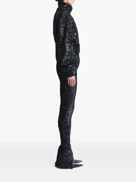 Pantaloni 16arlington cu paiete negru