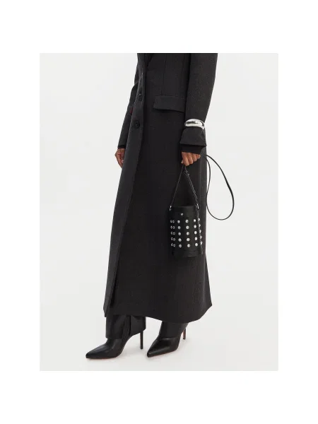 PINKO Geantă Mini Bucket AI PLTT negru