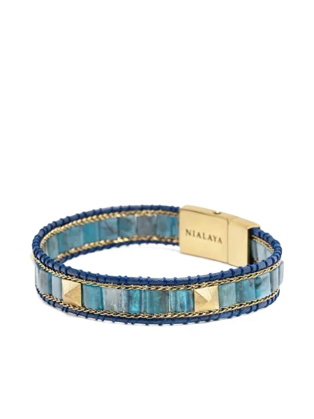 Гривна Nialaya Jewelry синьо