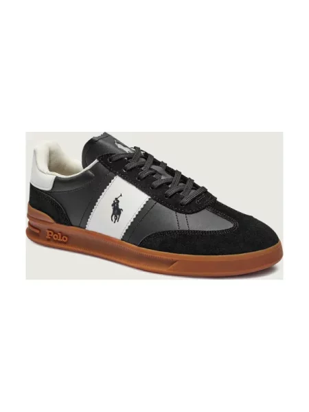POLO RALPH LAUREN Teniși din piele negru