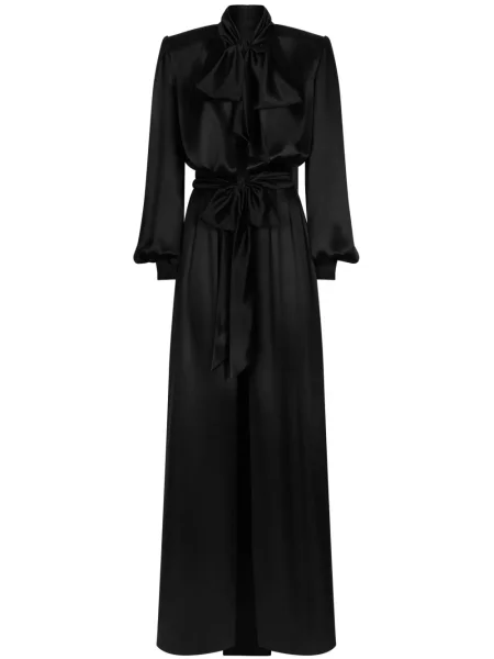Rochie Dolce & Gabbana din satin de costum negru