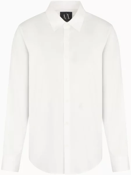 Dlouhá košile Armani Exchange bílá