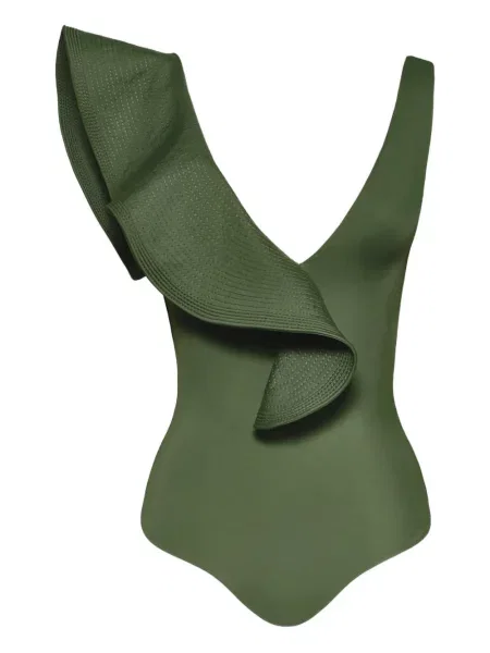 Sacou Johanna Ortiz cu volane verde