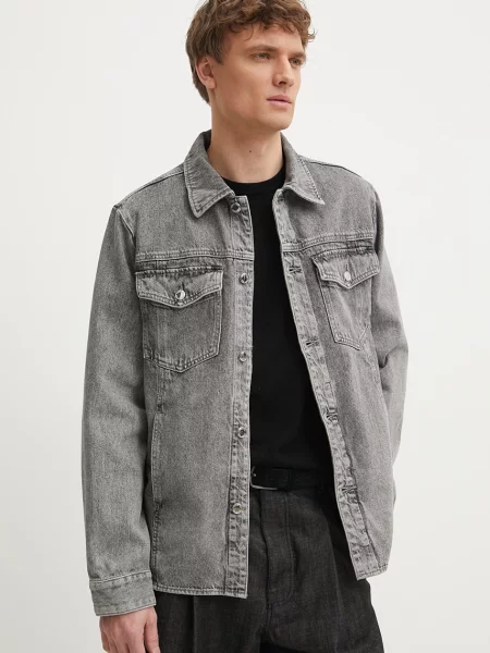 Michael Kors geaca jeans de tranzitie gri