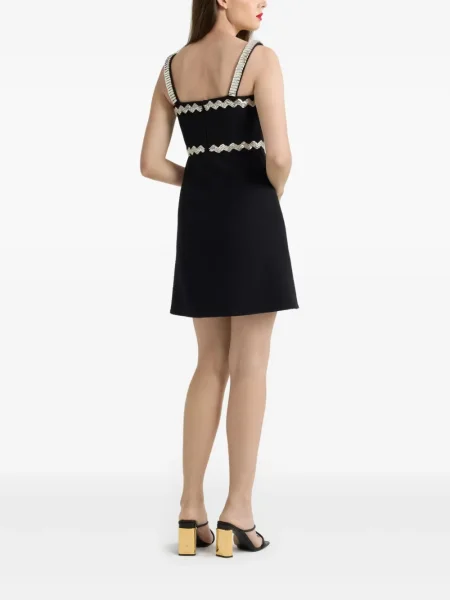Rochie Patou de cristal de costum negru