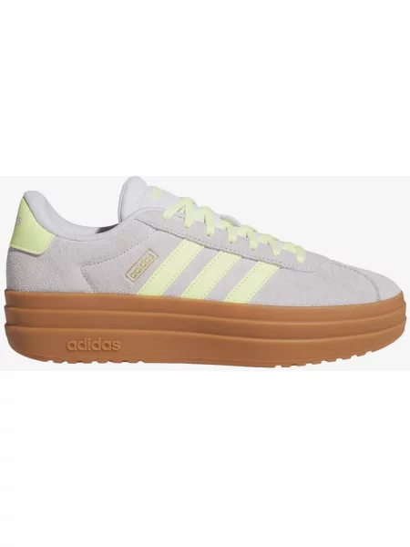 Buty do biegania adidas VL Court Bold jasnoszary żółty 36 szare
