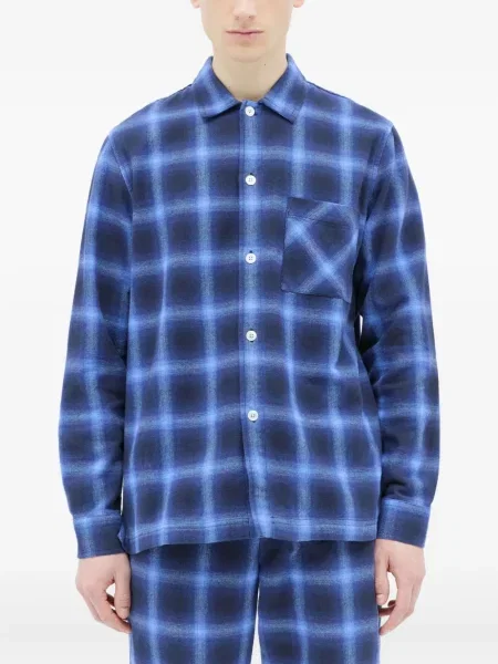 Kostkovaná košile Tekla modrá
