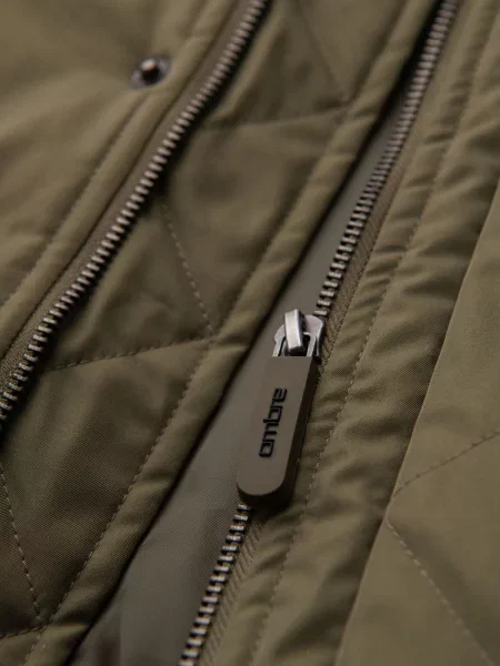 Klasična dugo parka Ombre plava