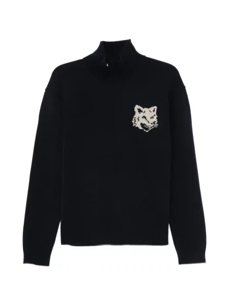 Pulover Maison Kitsune albastru