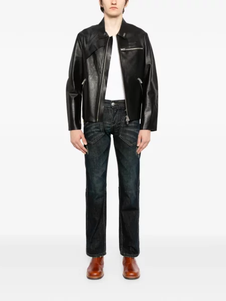 Pantaloni Tough Jeansmith zdrențuiți albastru