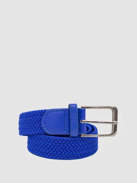 Ткань ремень Ager с ремешками синий
