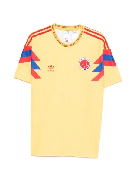 Ριγέ τρέξιμο μπουφάν Adidas με λαιμόκοψη v πράσινο