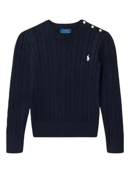 Sweter dziecięcy Polo Ralph Lauren niebieski