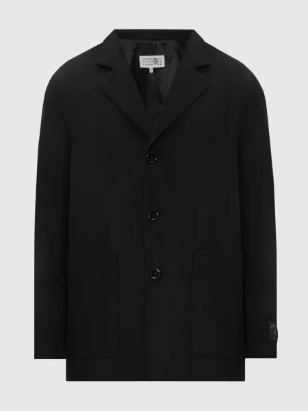 Піджак з вовною Maison Margiela Mm6 чорний