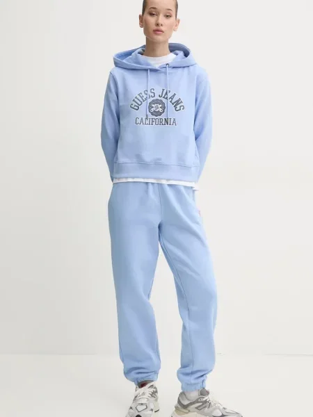 Спортивні штани Guess Jeans однотонні