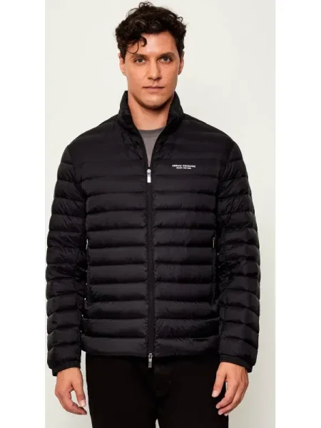 Armani Exchange De puf geacă | Regular Fit negru