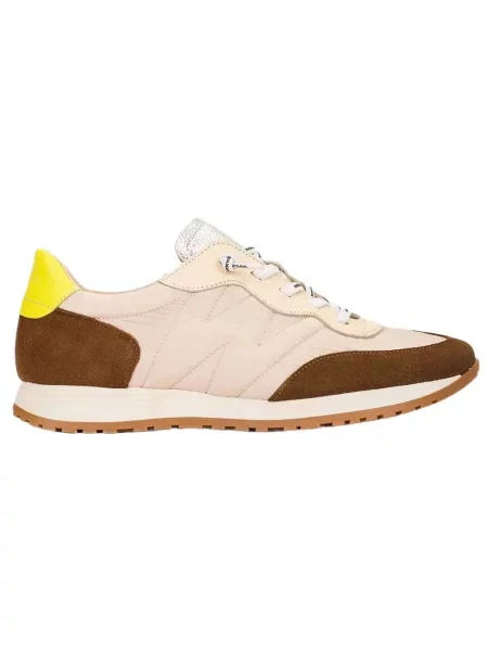 Sneakersy Wonders skórzane brązowe