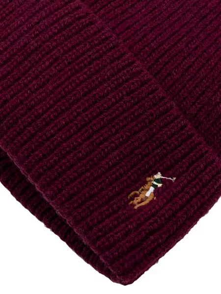 Căciulă Polo Ralph Lauren tricotate roșu