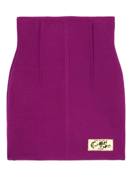 Fustă Pucci tricotate violet