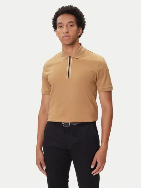 BOSS Polo majica H-Paras 65 bež