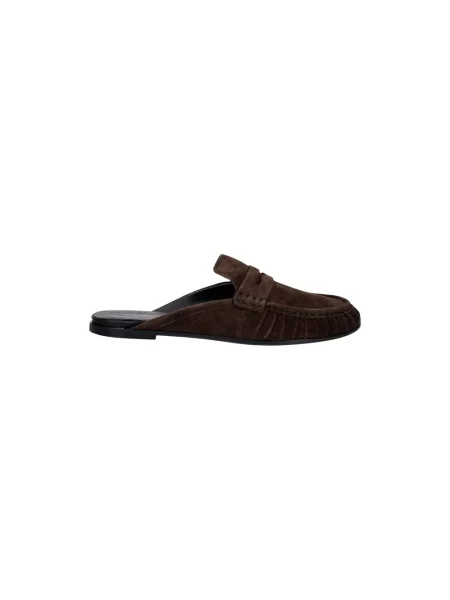 Klapki Vagabond Shoemakers zamszowe brązowe