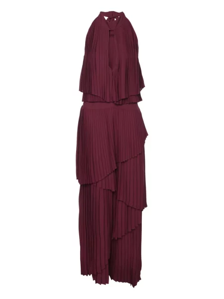 Rochie Elie Saab cu gât halter roșu