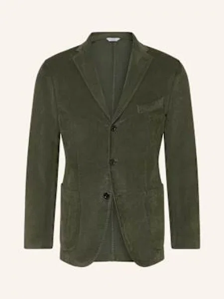 Boglioli Marynarka Garniturowa Extra Slim Fit Ze Sztruksu gruen zielona