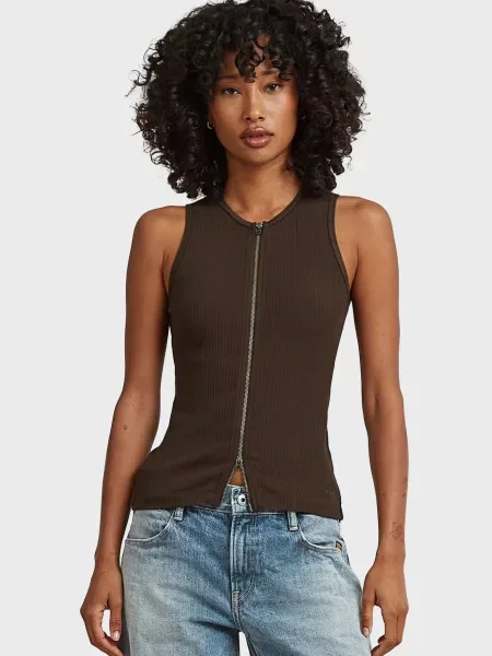 Топ G-star Raw коричневий