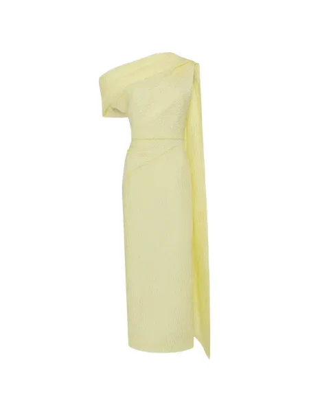 Rochie Roksanda drapată galben