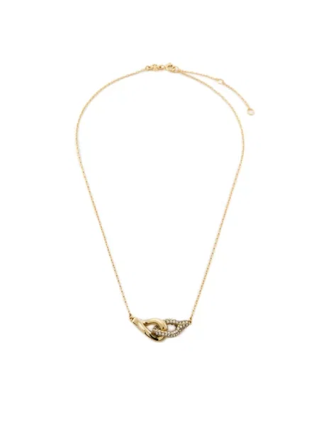 Tory Burch Браслет Interlocking Wishbone Bracelet Золотий